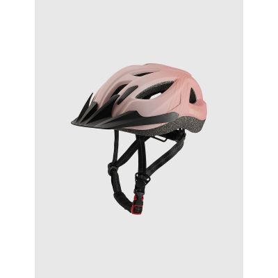 Kask rowerowy z odpinanym daszkiem dziecięcy 4F 4FJRSS26AHELU129-56S