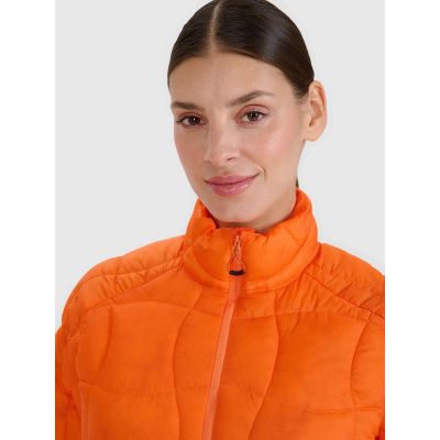 2. Kurtka puchowa trekkingowa z wypełnieniem Primaloft Silver damska 4F 4FWSS25TDJAF531-70S