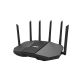 28. ASUS RT-BE90U BE9400 AiMesh router bezprzewodowy 2.5 Gigabit Ethernet Trójpasmowy (2,4 GHz / 5 GHz / 6 GHz) Czarny