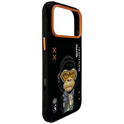 3. Etui Nimmy Cool&Cute 2.0 Gorilla na iPhone 17 Pro Max - czarne