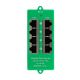 3. Extralink Gigabit PoE Injector 4 Portowy Aktywny, 4 porty Gigabit 802.3at/af, Mode A