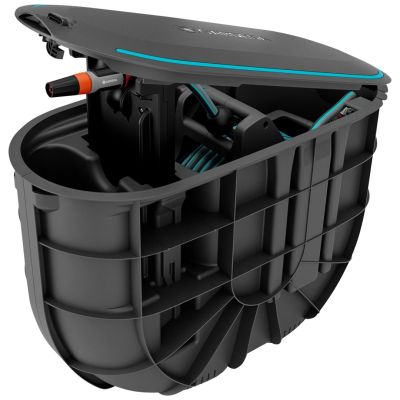 2. Gardena 18650-20 zwijadło ogrodowe Skrzynka bębnowa Automatyczny Czarny