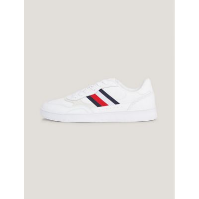4. Buty Tommy Hilfiger Court Cupsole Retro Lth  Stripes M FM0FM04828YBS