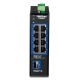 2. 9-portowy przemysłowy przełącznik przemysłowy 2,5G na szynę DIN TRENDnet z 10G SFP