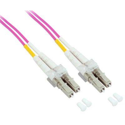 3. EFB Duplex Patchkabel LC-LC 50/125 OM4 LSZH 2mm 20m violett