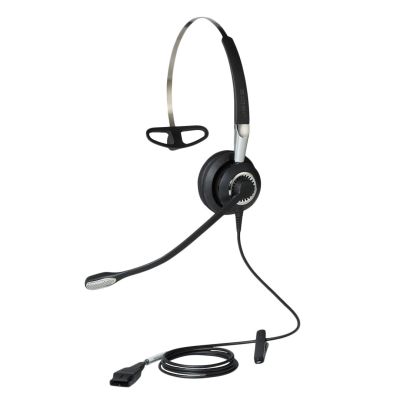 3. Jabra BIZ 2400 II Zestaw słuchawkowy Przewodowa Opaska na głowę, Nauszny, Opaska na szyję Biuro/centrum telefoniczne Czarny, Srebrny