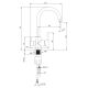 2. Bateria zlewozmywakowa Deante Nero do wody filtrowanej czarna BCH_N64M