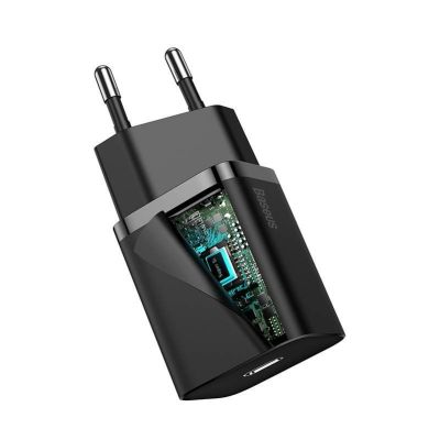 3. BASEUS ŁADOWARKA SIECIOWA QUICK CHARGER 20W CZARNA