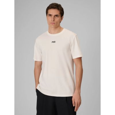T-shirt regular gładki męski 4F | Robert Lewandowski RL9KSS26TTSHM3937-11S