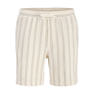 Jack&Jones męskie szorty paski JPSTJAIDEN COBA STRIPE JOG SHORTS REG SN 12274413  Antique White Stripes