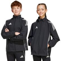 Kurtka dla dzieci adidas Tiro 25 Competition All Weather czarna IW0448