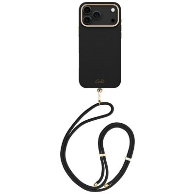 Etui UNIQ Coehl Mirelle Magnetic Charging na iPhone 17 Pro Max - czarne