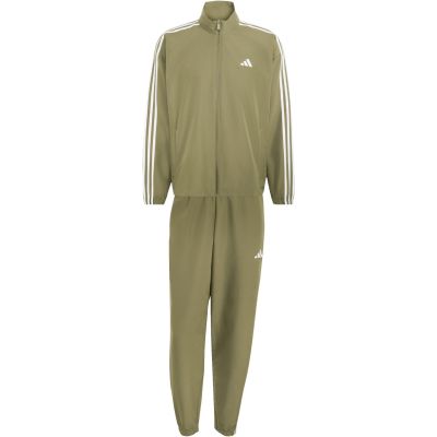 2. Dres męski adidas 3-Stripes Woven oliwkowy KY2300