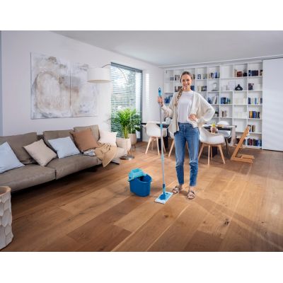 2. Leifheit 55510 mop Stal Mikrofibra Zielony