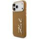 2. Etui Karl Lagerfeld Karl Script Logo na iPhone 17 Pro Max - brązowe
