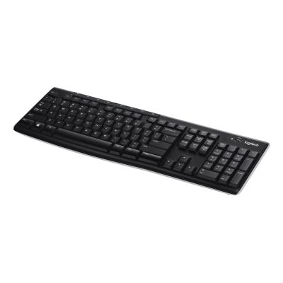 12. Klawiatura bezprzewodowa Logitech K270 RF Wireless QWERTZ Niemiecki Czarny