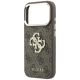 6. Etui Guess 4G & Big Strass Logo na iPhone 17 Pro Max / 18 Pro Max - brązowe