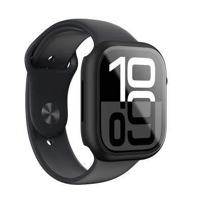 5. Etui ze szkłem hartowanym AMAZINGTHING Radix Glass do Apple Watch 46mm – czarne