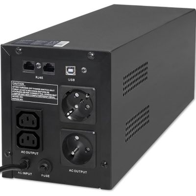 8. QOLTEC ZASILACZ AWARYJNY UPS LINE INTERACTIVE MONOLITH | 2000VA | 1200W