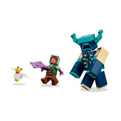 6. LEGO Minecraft 21274 Spotkanie ze strażnikiem