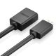 3. Ugreen kabel adapter przejściówka HDMI (żeński) - mini HDMI (męski) 4K 60 Hz Ethernet HEC ARC audio 32 kanały 22 cm czarny (20137)