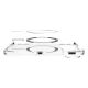 5. Etui Spigen Ultra Hybrid Pro MagSafe na iPhone Duo - przezroczysto-białe