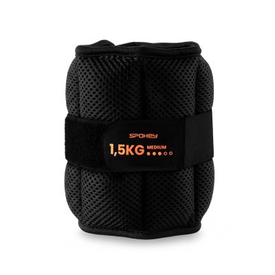 3. Zestaw 2 obciążeń na nadgarstki lub kostki Spokey ACTIVE FORM 1,5 kg