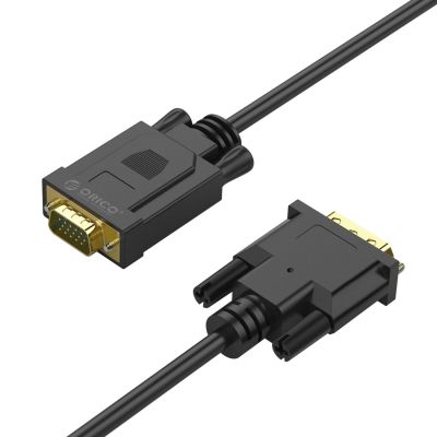 2. Kabel Orico XD-DITV adapter DVI 24+1 VGA Full HD 5 m - czarny