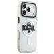 4. Etui Karl Lagerfeld IML Karl Sketch Logo MagSafe do iPhone 17 Pro - przezroczyste