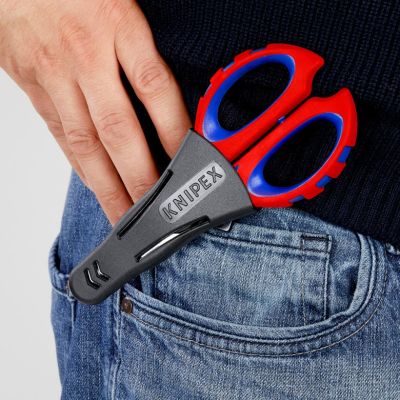17. Nożyczki elektryka Knipex 95 05 10 SB