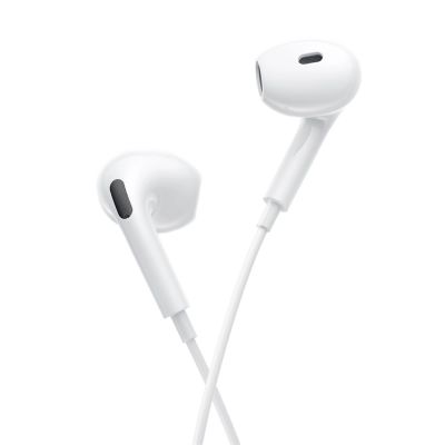 3. Słuchawki Baseus Encok CZ19 z USB-C przewodowe douszne - białe