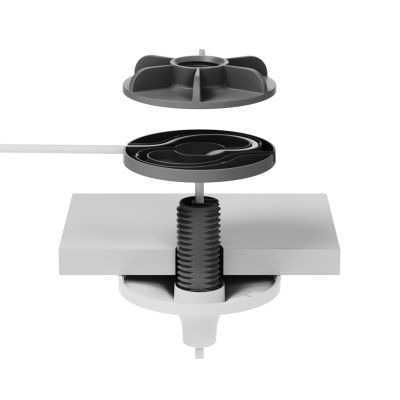 4. Logitech Akcesoria Mic Pod Pendant Mount - OFF-WHITE - WW