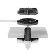 4. Logitech Akcesoria Mic Pod Pendant Mount - OFF-WHITE - WW