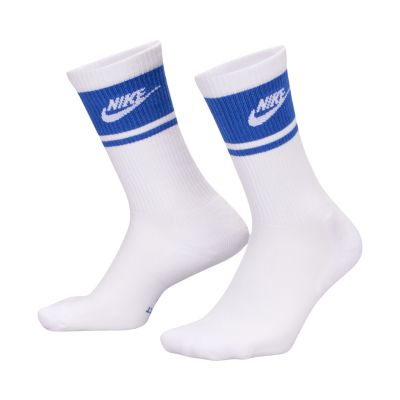2. Skarpety Nike Everyday Elevated Crew 3 pary biało-niebieskie IM7949 904