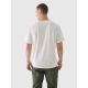 3. T-shirt oversize gładki uniseks 4F 4FRAW24TTSHU2672-12S