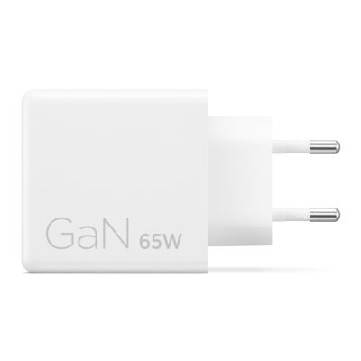 6. Ładowarka sieciowa Lenovo G0A6065WEU GaN 2x USB-C 65W biała