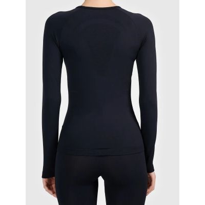 2. Bezszwowa bielizna narciarska, termoaktywna, z wykończeniem szybkoschnącym - longsleeve damski 4F 4FWAW26USEAF326-20S