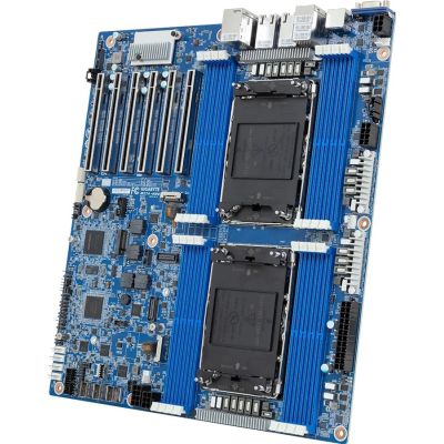 5. Płyta główna Gigabyte MS74-HB0 2x LGA4710 Intel Xeon 6 SoC (16x DIMM, 3x SlimSAS (12x SATA), 2xM.2, 2x10Gbe, 2x1Gbe, IPMI, E-ATX)