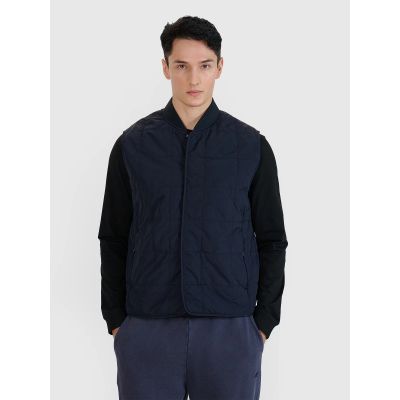 Bezrękawnik ze stójką męski 4F 4FWSS25TVJAM210-20S