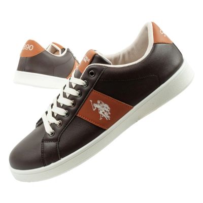 U.S. Polo Assn. buty trampki sneakersy męskie modne brązowe wygodne
