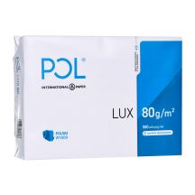 Papier xero ksero biurowy POLLUX (A4; 80g/m2; 500 szt.arkuszy; kolor biały, matowy)