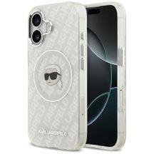 Etui Karl Lagerfeld IML Karl Head Logo MagSafe na iPhone 17 - szare