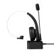 6. LogiLink BT0059 słuchawki/zestaw słuchawkowy Bezprzewodowy Opaska na głowę Biuro/centrum telefoniczne Bluetooth Podstawka do ładowania Czarny