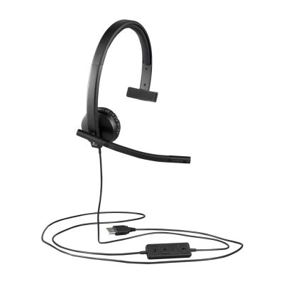 4. Słuchawki Logitech H570e USB Typu-A Czarne