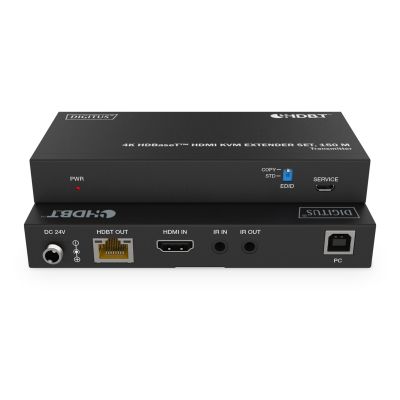 3. Digitus Zestaw extendera 4K HDBaseT™ HDMI KVM, 150 m
