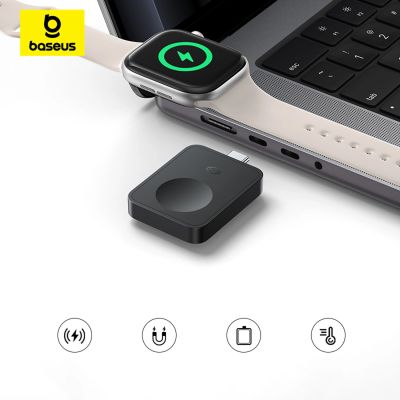 6. Ładowarka indukcyjna Baseus MagPro 2.5W magnetyczna do Apple Watch - czarna