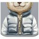 9. Etui Nimmy Cool&Cute 2.0 Bear do iPhone 15 Pro Max - szare