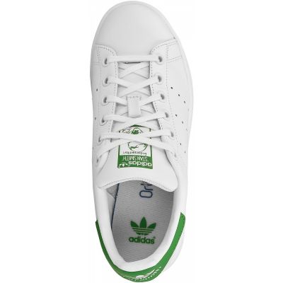 Dziecięce buty lifestyle inspirowane obuwiem tenisowym Stan Smith, kolor biały, skóra naturalna i syntetyczna
