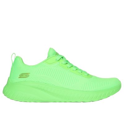 4. Skechers Sneakersy damskie 117216 LIME