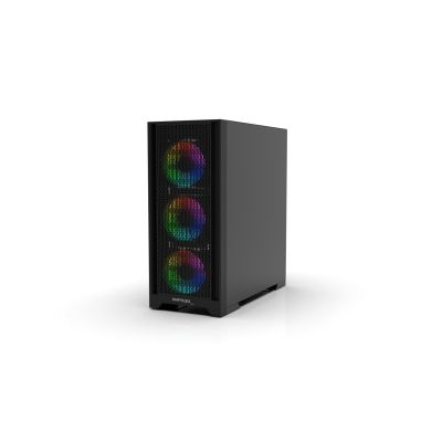 3. Inca EMG-17XB zabezpieczenia & uchwyty komputerów Midi Tower Czarny